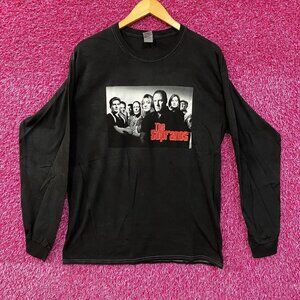 The Sopranos HBO Series Graphic Design Long Sleeve T-Shirt Large